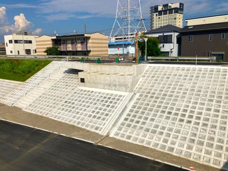 河西橋橋台新設工事